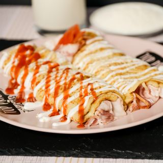 Palačinka sa sirom i slaninom  