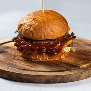 Onion jam double smash