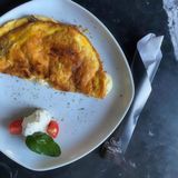 Francuska kajgana sa dimljenim lososom