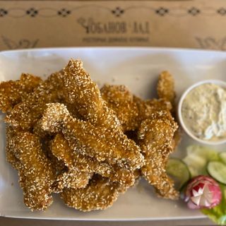 Pohovani pileći štapići