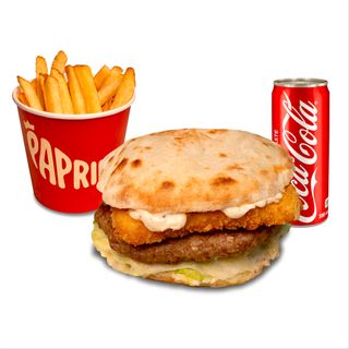 GOLD + pomfrit i coca cola 0,33