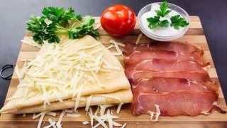 Palačinka sa pršutom ekstra