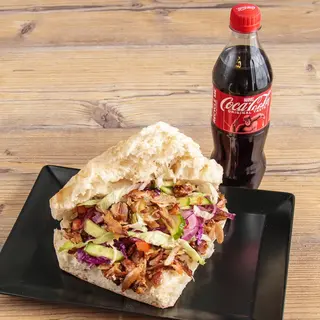 PILEĆI KEBAB XXL LEPINJA (180 grama mesa) + piće 0,5