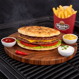 Double pljeska +pomfrit