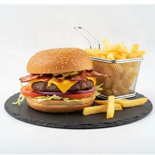 Stubal burger XL + Pomfrit