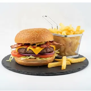 Stubal burger L + Pomfrit