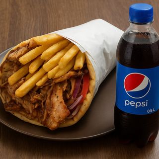 Gyros Pita + Pepsi 500ml