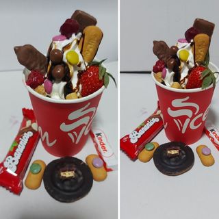 MIX SLADOLED tri dodatka i preliv po izboru