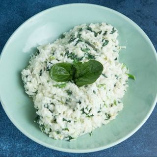 Rižoto sa spanaćem I piletinom