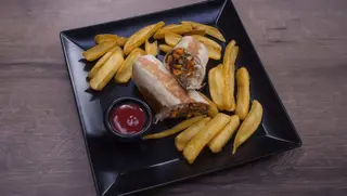 Chicken burito