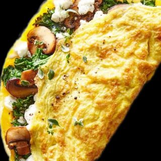 Omlet u tortilji sampinjoni