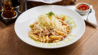 Pasta sa vrganjima i pršutom