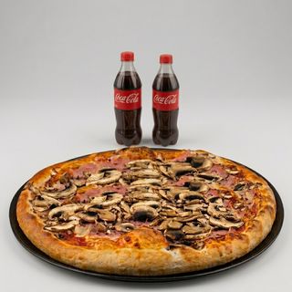 Capriciosa XXL + 2xCoca-Cola 0.5
