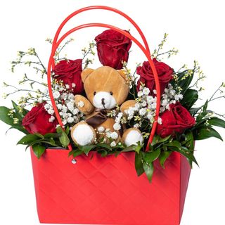 Torbica sa ružama i medom