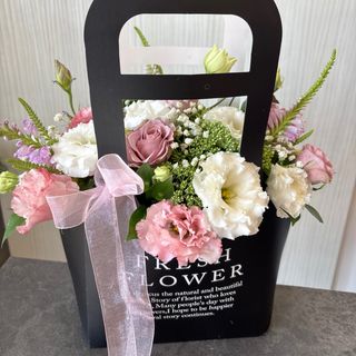 Bag of fresh flowers