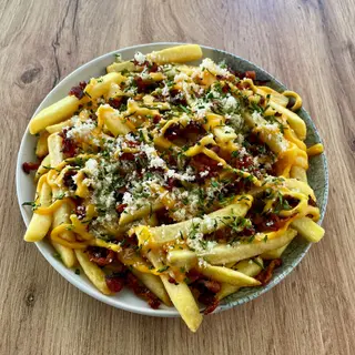 Pomfrit carbonara