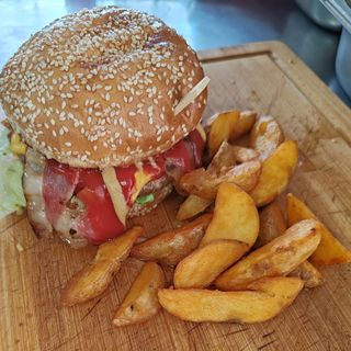 Burger big bite chili 