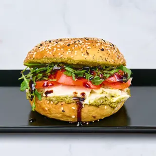 Caprese bagel