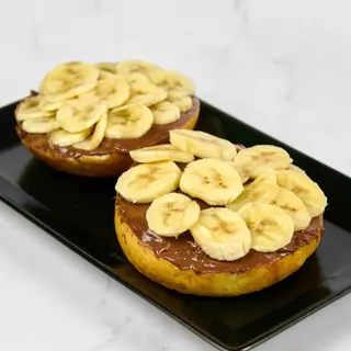 Nutella i banana bagel