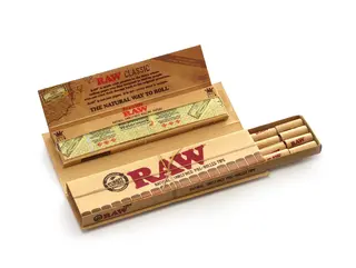 Raw Connoiseur KS + Prerolled Tips