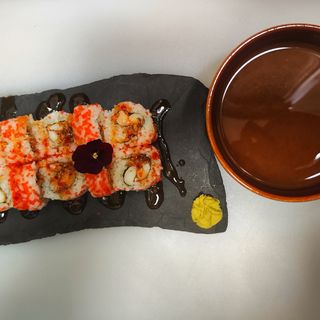 Hayabusa roll + Miso supa