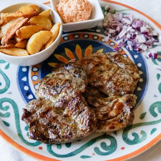 Svinjski vrat iz marinade