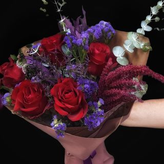 Buket crveno/ljubičasti