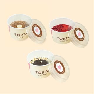 Set 3 TORTE u čašici