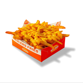 Začinjeni pomfrit Haslers fries sa topljenim cheddarom (LJUTO)