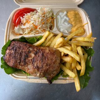 Obrok sa punjenom vešalicom