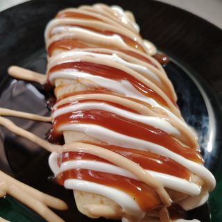 Slana palačinka sa pečenicom i kačkavaljem 