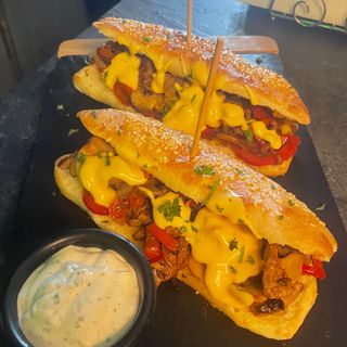 Philly chessesteak sendvič