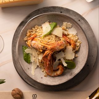 Rizoto sa kraljevskim gamborima 