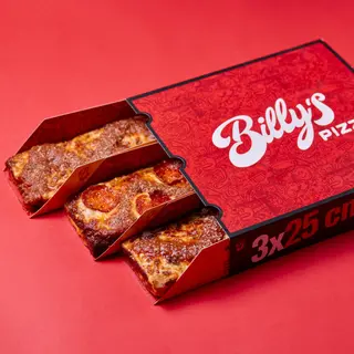Classic Triple Square Pizza