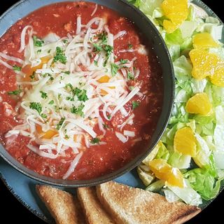 Poširana jaja u paradajez sosu