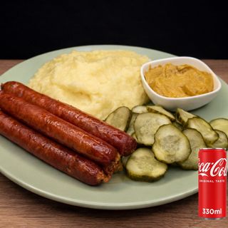 KOMPLET OBROK - roštilj kobasica i Cola