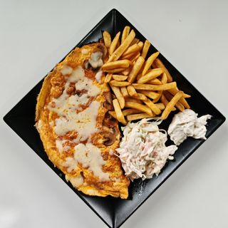 OMLET PEČENICA I SIR