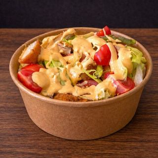 CHICKEN BURGER BOWL