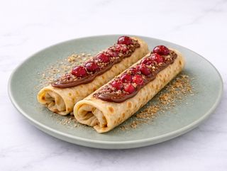 Domaće palačinke sa Nutellom, plazmom i višnjama