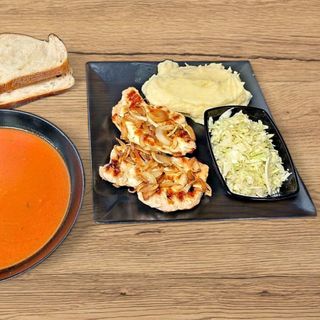 KOMPLET OBROK - cigan pečenje i paradajz čorba