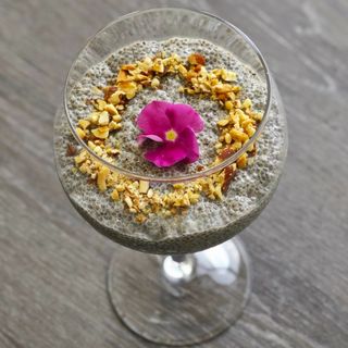 Čia puding - miks orašastih plodova