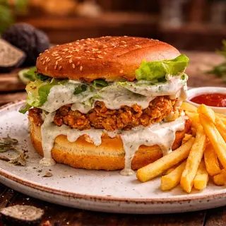 Truffle Chicken Burger