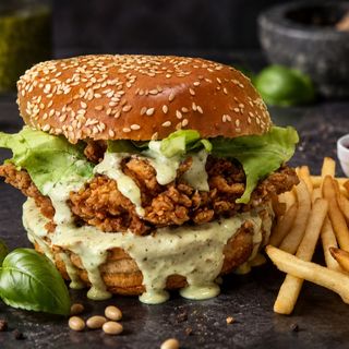 Pesto Chicken Burger