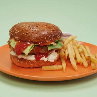 Back-to-Basic Chicken Burger 
