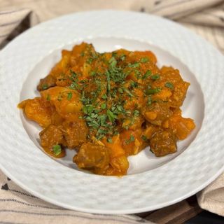 NEW! Three-Meat Stew with vegetables and pumpkin