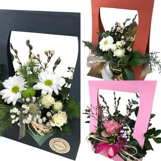 Aranžman iznenađenja u ukrasnoj kesi