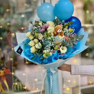 Buket za rodjenje decak