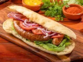 Kobasica sa kačkavaljem u lepinji 200g