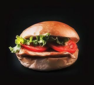 Punjeno belo meso u lepinji 250g