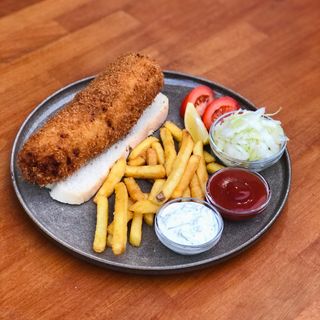 Svinjska karađorđeva sa kulenom i kačkavaljem